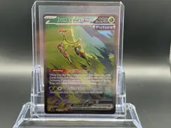 Pokemon, Temporal Forces, Iron Leaves EX SIR #203/162, PSA 8 - Image 1