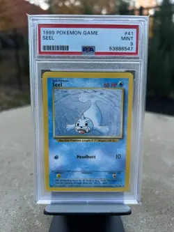 Pokemon TCG Seel 41/102 Base Set Unlimited PSA 9 MINT Vintage WOTC - Image 1
