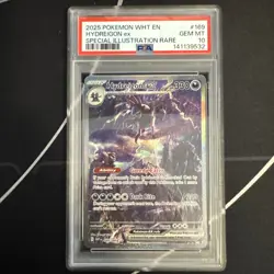 HYDREIGON EX SPECI4L ILL RARE POKEMON WHT EN-WHITE FLARE 2025 169 PSA 10 - Image 1