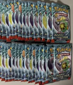 Journey Together Pokemon TCG Booster Pack Lot Of 30 Packs - Image 1