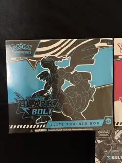 Pokemon TCG Black Bolt White Flare ETB/Black Bolt Booster Bundle Factory Sealed - Image 4