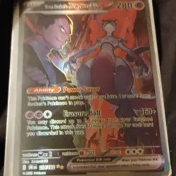 Pokemon Team Rocket's Mewtwo EX Holo 231/182 Sv10 Destined Rivals 280HP Rare - Image 1