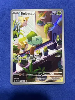 Pokemon Bulbasaur 143/142 Sv07: Stellar Crown Illustration Rare - Image 1