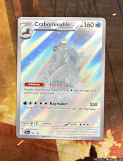 Pokemon - Crabominable - Stellar Crown - 149/142 - NM - Image 1