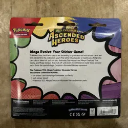 Pokemon Ascended Heroes Tech Sticker Collection Gastly - New, Sealed - Image 2