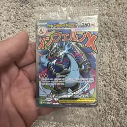 Pokemon Mega Charizard X ex 023 Me: Mega Evolution Promo Holo Sealed NM - Image 1