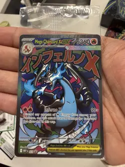 Pokemon Mega Charizard X ex 023 Me: Mega Evolution Promo Holo Sealed NM - Image 3