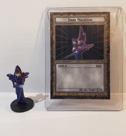 Yugioh Dungeon Dice Monsters DDM Dark Magician B1-02 Figure & Card Lot English - Image 1
