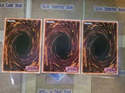 YUGIOH JUNK GIANT + JUNK CHANGER PGL3 GOLD SECRET + NECROID SYNCHRO DUSA ULTRA - Image 2