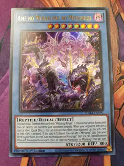 Yugioh Ame no Murakumo no Mitsurugi SUDA-EN092 Supreme Darkness UR 1st Edition - Image 1