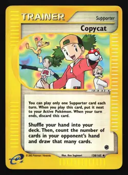 Copycat 138/165 Expedition Reverse Holo Pokemon Card - Image 1