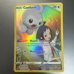 Castform TG11/TG30 Swsh11: Lost Origin Trainer Gallery Holo Ultra Rare Pokemon - Image 1
