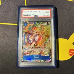 PSA 10 - 2025 ONE PIECE OP11-A FIST OF DIVINE SPEED 054 NAMI ALTERNATE ART (EN) - Image 1