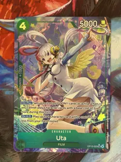 Uta (Alternate Art) OP13-023 SR* One Piece Carrying On His Will NM - Image 1