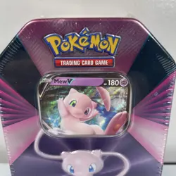 Mew V Pokemon V Forces Tin 2021 - BRAND NEW SEALED Vivid Voltage XY Set - Image 2