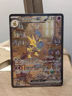 Alakazam EX 201/165 Special Illustration Rare Pokemon Scarlet & Violet 151 NM - Image 1