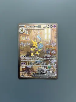 Pokemon TCG S&V 151: Alakazam ex 201/165 Special Illustration Rare Card - NM - Image 1