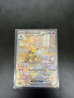 Pokemon Card - Alakazam ex 201/165 Special Illustration Rare - S&V 151 - NM - Image 1