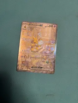 Pokemon TCG S&V 151: Alakazam ex 201/165 Special Illustration Rare Card - NM - Image 1