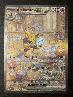 Alakazam ex 201/165 Scarlet & Violet 151 Special Illustration Rare Pokemon Nm - Image 1