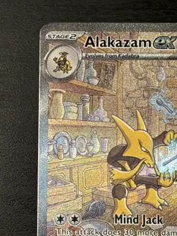 Alakazam ex 201/165 Scarlet & Violet 151 Special Illustration Rare Pokemon Nm - Image 2