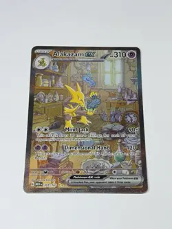Pokemon Alakazam EX 201/165 Special Illustration Rare Sir Scarlet Violet 151 NM - Image 1