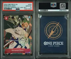 Roronoa Zoro (English Version 1st Anniversary Set) OP01-025 PSA 10 One Piece - Image 3