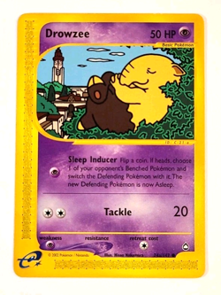 Drowzee 74b/147 - Aquapolis - Vintage WOTC era E-Reader Pokemon Card_2 - Image 1