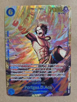 One Piece CCG Portgas.D.Ace Alternate Art OP13-119 SEC NM/M - Image 1