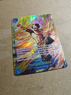 One Piece CCG Portgas.D.Ace Alternate Art OP13-119 SEC NM/M - Image 3