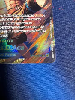 One Piece CCG Portgas.D.Ace Alternate Art OP13-119 SEC NM/M - Image 2