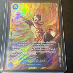 One Piece CCG Portgas.D.Ace Alternate Art OP13-119 SEC NM/M - Image 1