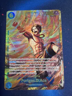 One Piece CCG Portgas.D.Ace Alternate Art OP13-119 SEC NM/M - Image 1