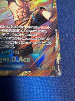 One Piece CCG Portgas.D.Ace Alternate Art OP13-119 SEC NM/M - Image 2