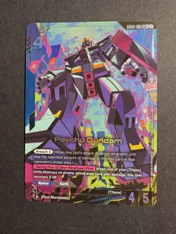 Psycho Gundam LR+ Alt Art GD02-001 Dual Impact Gundam TCG Card Game - Image 1