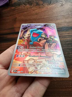Pokemon Team Rocket's Wobbuffet 203 Destined Rivals Pokemon Center Promo NM - Image 2