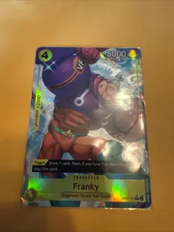 Franky Parallel OP07-107 500 Years in the Future English One Piece TCG Alt Art - Image 1