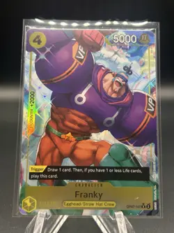 Franky Parallel OP07-107 500 Years in the Future English One Piece TCG Alt Art - Image 1