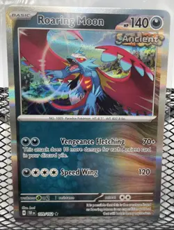 Roaring Moon - Holo Rare - Temporal Forces 109/162 TEF Pokemon TCG Card - Image 1