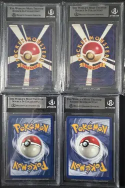 (4 Card Lot) 1999-2000 Pokemon 1st Base Graded (BGS 7.5,8.5,9) English Japanese - Image 2