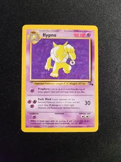 Pokemon TCG Hypno 23/62 Fossil Card NM - Image 1