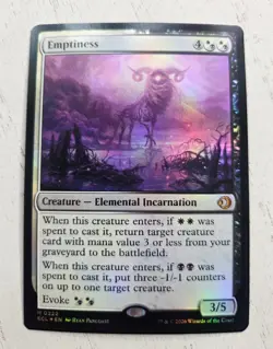 Emptiness - FOIL - M MTG Lorwyn Eclipsed LP, English - Image 1
