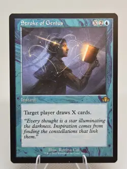 Stroke of Genius (Retro Frame) X1 DMR MTG Dominaria Remastered - Image 1