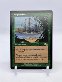Exploration - Urza's Saga - MTG Magic the Gathering Vintage - Image 1