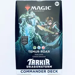 MTG Tarkir: Dragonstorm Commander Deck - Temur Roar NEW SEALED - Image 1