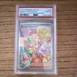 Pokemon SV05 Temporal Forces Bianca's Devotion 209/162 Holo PSA 10 SIR - Image 1