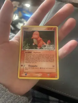 2007 Origins International Game Expo Ditto Charmander 61/113 Pokemon Promo Card - Image 1
