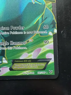 Pokemon Venusaur EX (141 Full Art) 141/146 XY Holo (LP) - Image 5