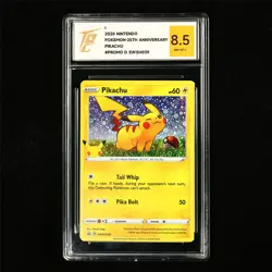 TQG 8.5 NM-MT+ 2020 Pokemon ENG Pikachu SWSH039 Promo - Image 2