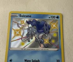 suicune sv022/sv122 Shining Fates Shiny Vault Pokemon Card (2021) - Image 3